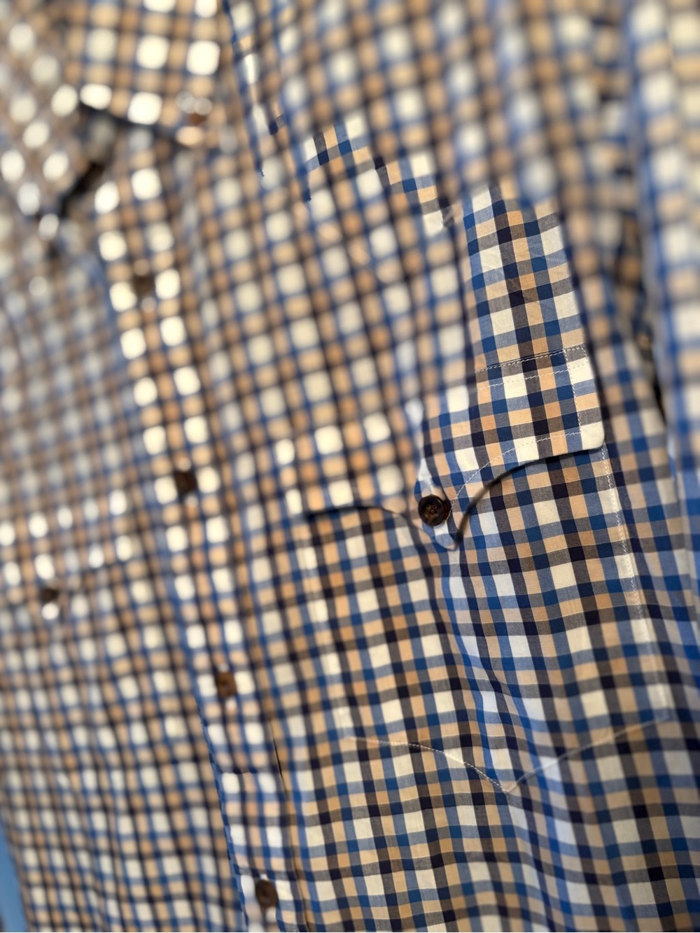 Lyle Lovett for Hamilton Plaid Western Button Up Shirt - Picture 9 of 10